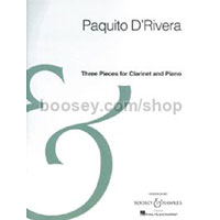 クラリネット＆ピアノ：クラリネットとピアノのための3つの小品(Archive Edition)／パキート・デリヴェラ【ソロ輸入楽譜】