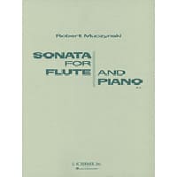 フルート＆ピアノ：フルートとピアノのためのソナタ／ロバート・ムチンスキー【ソロ輸入楽譜】