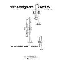 トランペット3重奏：トランペット三重奏曲 Op. 11 No. 1／ロバート・ムチンスキー【アンサンブル輸入楽譜】