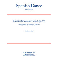 スペイン舞曲（映画『馬あぶ』より）／ドミトリ・ショスタコーヴィチ(ジェームズ・カーナウ)【吹奏楽輸入楽譜】