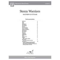Storm Warriors（スコアのみ）／マシュー・R・パトナム【吹奏楽輸入楽譜】