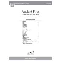 Ancient Fires（スコアのみ）／キャロル・ブリティン・チェンバース【吹奏楽輸入楽譜】