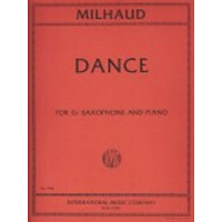 アルト・サクソフォーン＆ピアノ：ダンス／ダリウス・ミヨー【ソロ輸入楽譜】