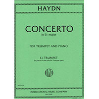 トランペット＆ピアノ：トランペット協奏曲 変ホ長調 Hob.VII e,1／フランツ・ヨーゼフ・ハイドン(ロジャー・ボイジン)【ソロ輸入楽譜】