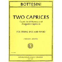コントラバス＆ピアノ：2つのカプリッチョ／ジョヴァンニ・ボッテジーニ（トーマス・マーティン）【ソロ輸入楽譜】