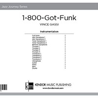 1-800-Got-Funk(スコアのみ)／ヴィンス・ガッシ【ジャズ輸入楽譜】