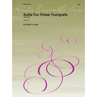 トランペット3重奏：トランペットのための組曲 Op.29／デイヴィッド・ウーバー【アンサンブル輸入楽譜】