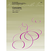 ティンパニとパーカッションのための協奏曲／ジョン・H・ベック【アンサンブル輸入楽譜】