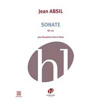アルト・サクソフォーン＆ピアノ：ソナタ Op.115／ジャン・アプシル【ソロ輸入楽譜】
