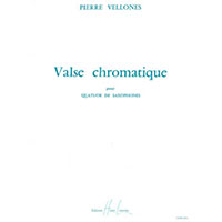 サクソフォーン4重奏：半音階のワルツ／ピエール・ヴェローヌ【アンサンブル輸入楽譜】