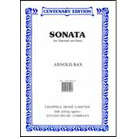 クラリネット＆ピアノ：クラリネット・ソナタ／アーノルド・バックス【ソロ輸入楽譜】
