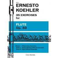 フルート教則本：35の練習曲 第1巻／エルネスト・ケーラー【ソロ輸入楽譜（教則）】