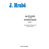 コントラバス教則本：86の練習曲（エチュード）第1巻／ジョセフ・フラビェ(フランツ・シマンドル)【教則輸入楽譜】