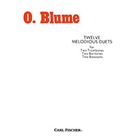 Trombone or Euphonium, Bassoon デュオ：12のデュエット／オスカー・ブルーム【デュオ輸入楽譜】