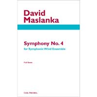 「交響曲第4番」より （スコアのみ）／デイヴィッド・マスランカ【吹奏楽輸入楽譜】