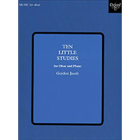 オーボエ＆ピアノ：10の小練習曲／ゴードン・ジェイコブ【ソロ（教則）輸入楽譜】