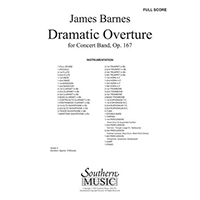 ドラマティック・オーバーチュア／ジェイムズ・バーンズ【吹奏楽輸入楽譜】