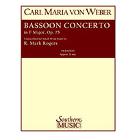 バスーン協奏曲／カール・マリア・フォン・ウェーバー(マーク・ロジャース)【吹奏楽輸入楽譜】