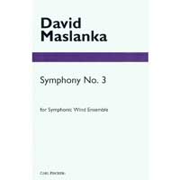 「交響曲第3番」より（スコアのみ）／デイヴィッド・マスランカ【吹奏楽輸入楽譜】