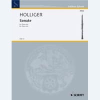 無伴奏オーボエ：オーボエのためのソナタ／ハインツ・ホリガー【ソロ輸入楽譜】