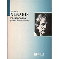 打楽器6重奏：ペルセファサ（スコアのみ）／ヤニス・クセナキス【アンサンブル輸入楽譜】