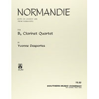 クラリネット4重奏：ノルマンディ組曲／イヴォンヌ・デポルト【アンサンブル輸入楽譜】