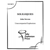 無伴奏ユーフォニアム：ソリロキーズ（独り言）／ジョン・スティーブンス【ソロ輸入楽譜】