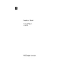 無伴奏フルート：セクエンツァ Ⅰ／ルチアーノ・ベリオ【ソロ輸入楽譜】