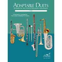 フルート二重奏：Adaptable Duets for Flute／マシュー・R・パトナム、タイラー・アルカリ【デュオ輸入楽譜】