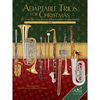 フルート三重奏：Adaptable Trios for Christmas (Flute)／マシュー・R・パトナム、タイラー・アルカリ【アンサンブル輸入楽譜】
