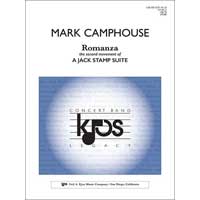 ジャック・スタンプ組曲：第2楽章「ロマンツァ」／マーク・キャンプハウス【吹奏楽輸入楽譜】