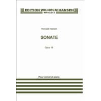 トランペット＆ピアノ：ソナタ Op. 18／トルヴァルド・ハンセン（ウィルヘルム・ハンセン）【ソロ輸入楽譜】