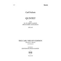 木管5重奏：木管五重奏曲（スコア譜のみ）／カール・ニールセン【アンサンブル輸入楽譜】