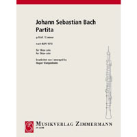 無伴奏オーボエ：パルティータ　ト短調　BWV.1013／ヨハン・セバスチャン・バッハ【ソロ輸入楽譜】
