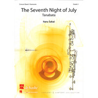 明日、7月7日は七夕ですね。吹奏楽部員にとって七夕といえばもちろんこの曲！
今なら在庫がございますので、即納できます！
【輸入楽譜】たなばた（The Seventh Night of July）／酒井格
